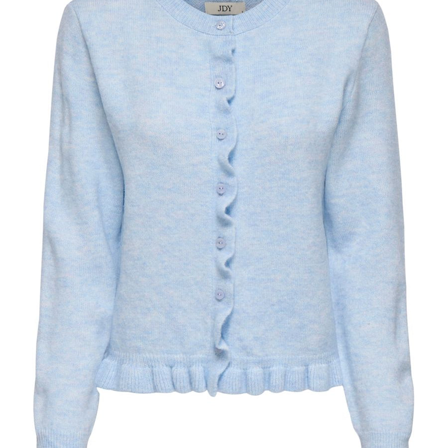 JDYLETTY L/S ON FRILL CARDIGAN KNT