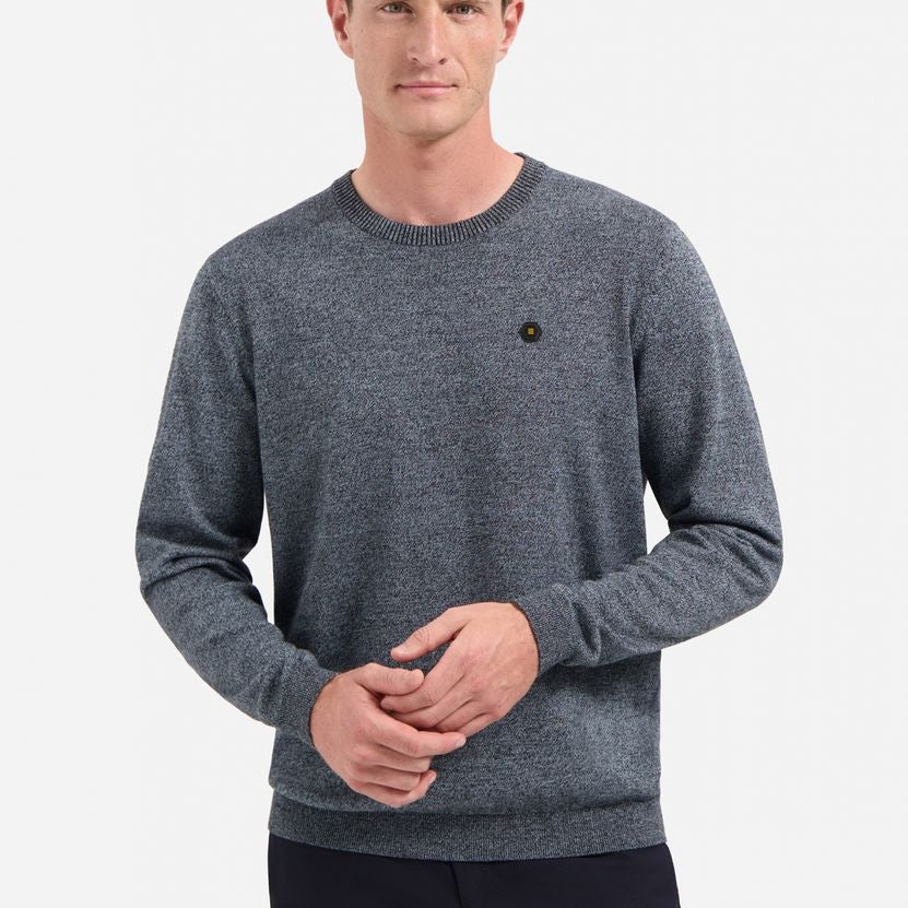 Pullover Crewneck 2 Coloured Melang