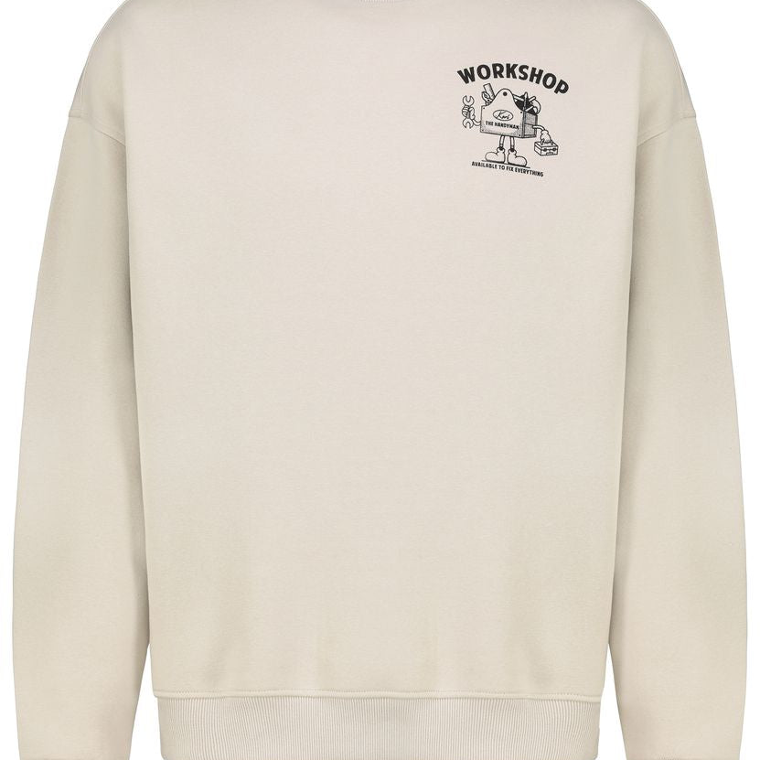 HAKA Sweat, Rundhals mit Ribblende,