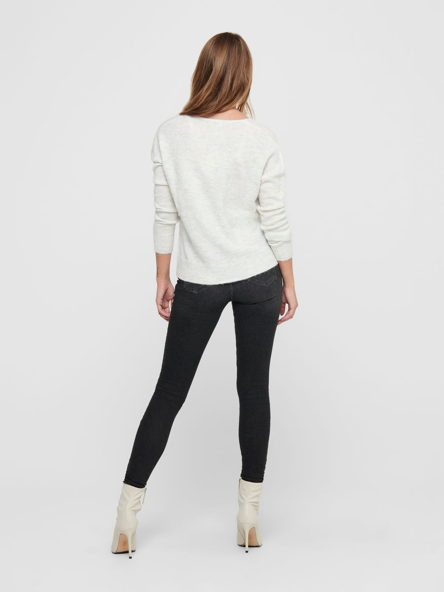 JDYELANORA L/S V-NECK PULLO. KNT NO