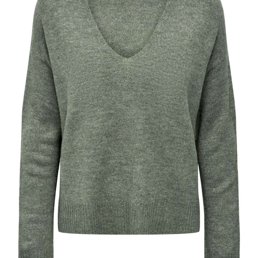 JDYELANORA L/S V-NECK PULLO. KNT NO