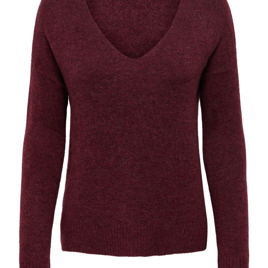 JDYELANORA L/S V-NECK PULLO. KNT NO