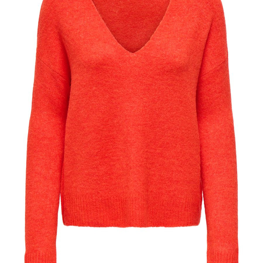JDYELANORA L/S V-NECK PULLO. KNT NO