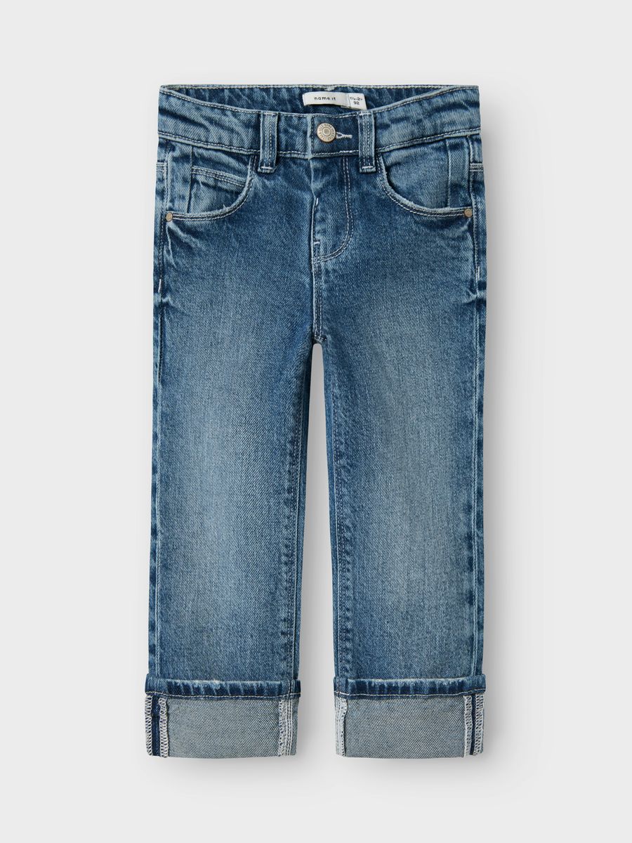 NMFROSE STRAIGHT FOLD JEANS 4224-AZ