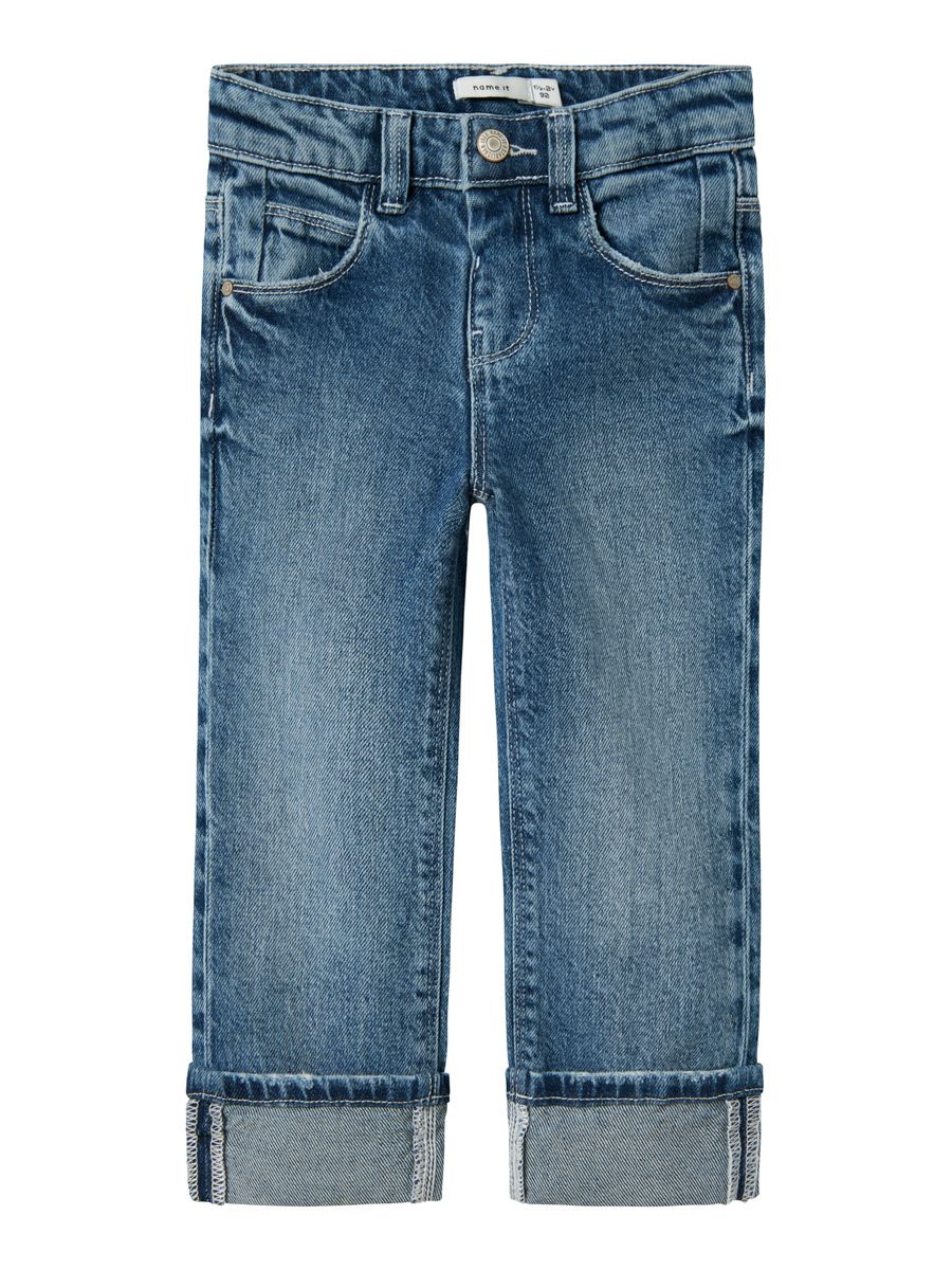 NMFROSE STRAIGHT FOLD JEANS 4224-AZ
