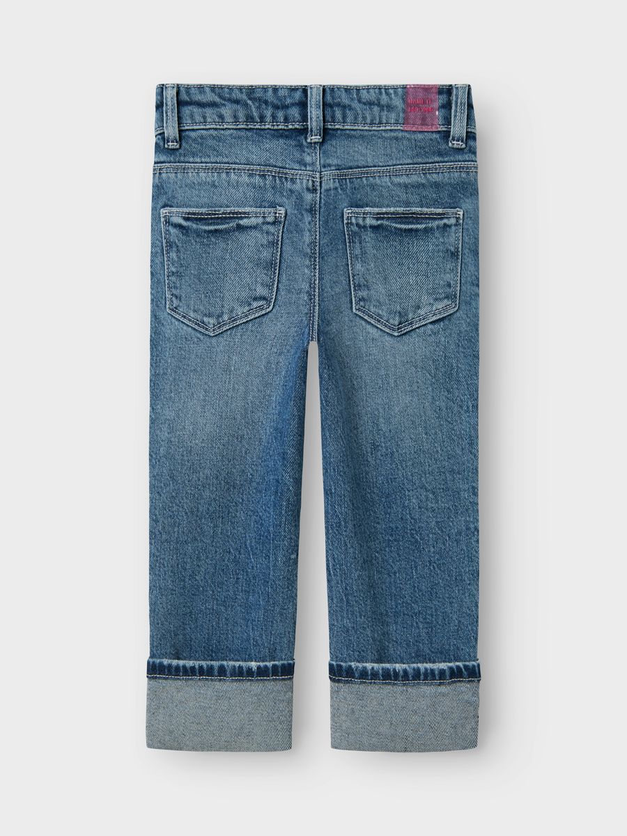 NMFROSE STRAIGHT FOLD JEANS 4224-AZ
