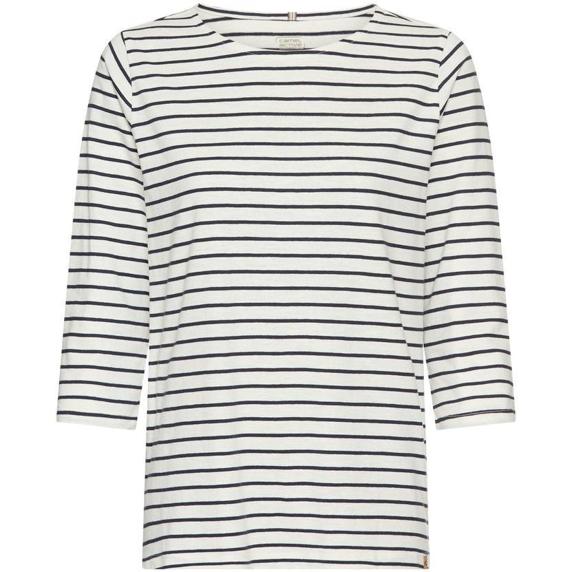 Baumwollshirt mit 3/4 Arm