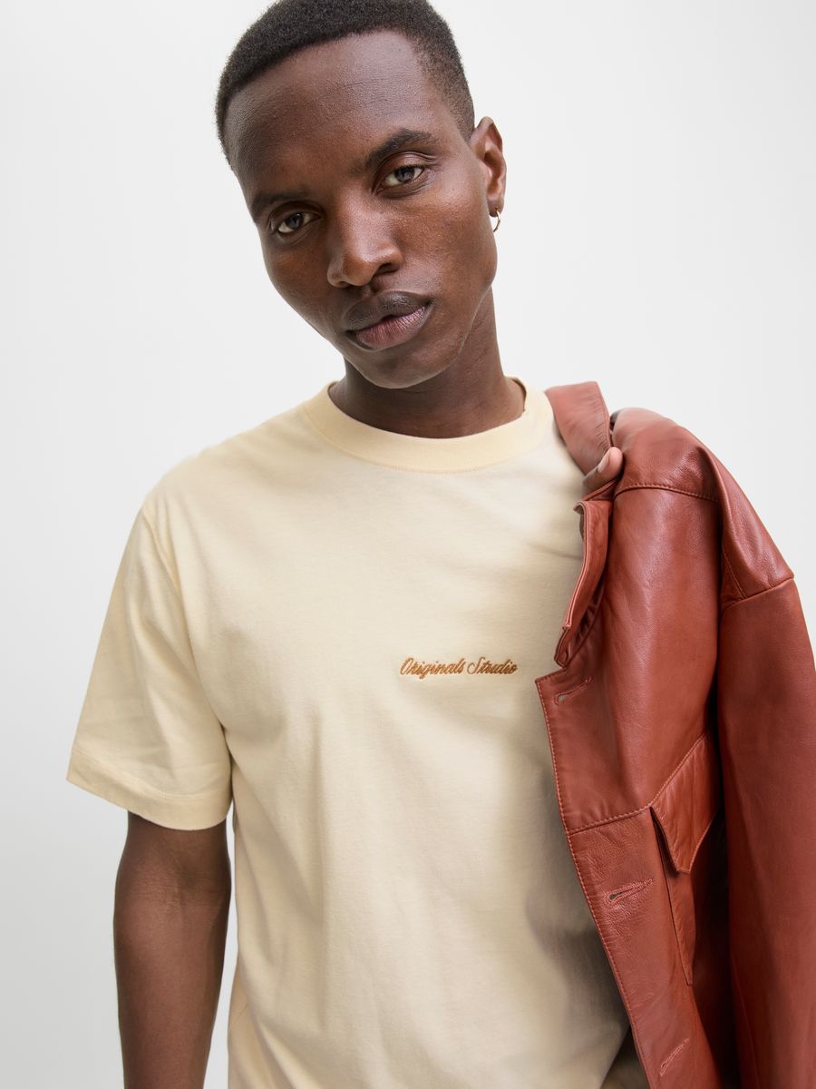 JORNORREBRO EMB TEE SS CREW NECK NO