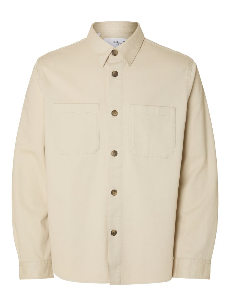 SLHTRAVIS TWILL OVERSHIRT LS NOOS