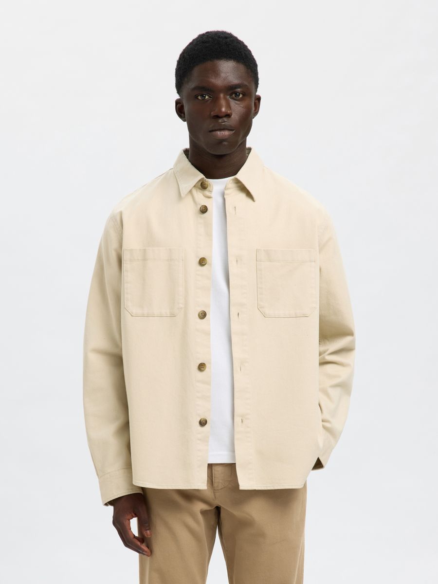 SLHTRAVIS TWILL OVERSHIRT LS NOOS