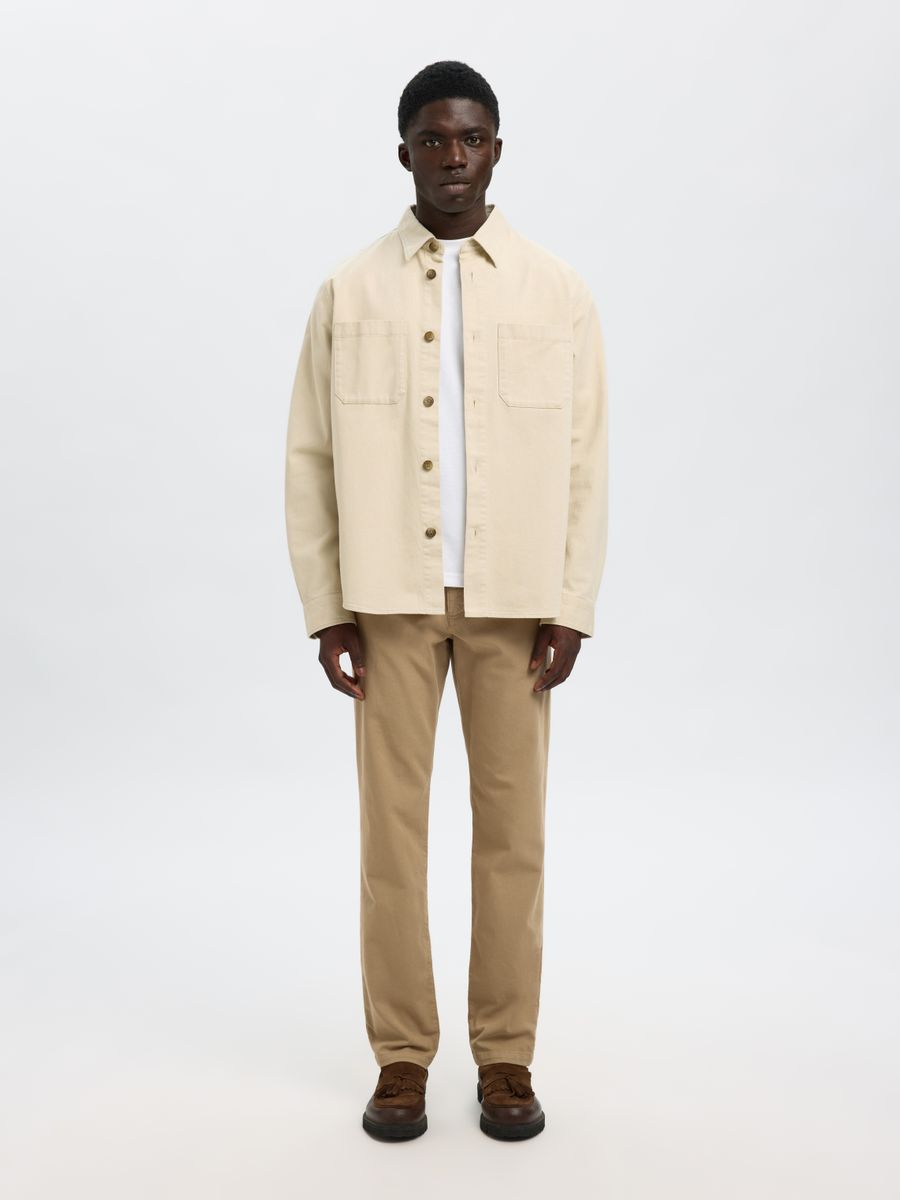 SLHTRAVIS TWILL OVERSHIRT LS NOOS