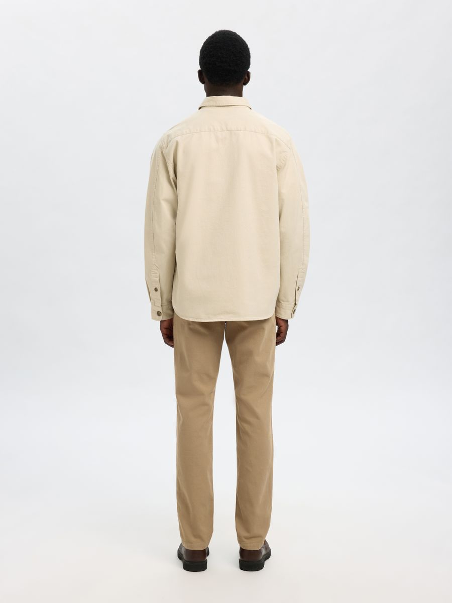 SLHTRAVIS TWILL OVERSHIRT LS NOOS