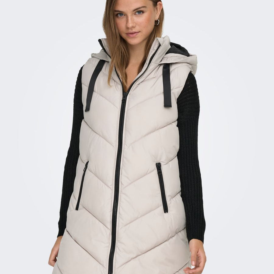 JDYSKYLAR LIFE HOOD WAISTCOAT OTW N