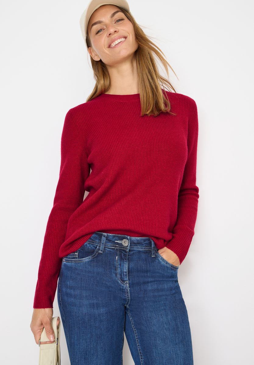 Pullover mit Strukturdetails