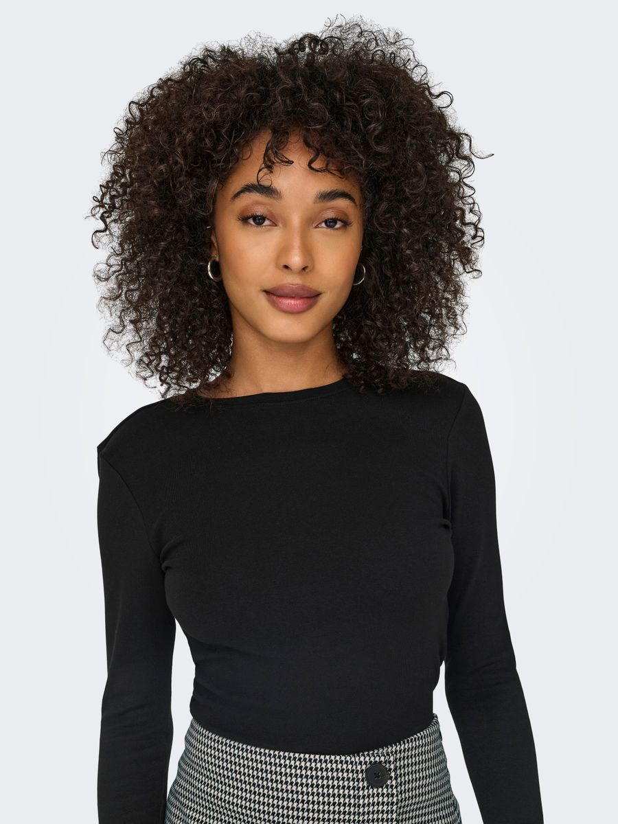 ONLRILEY O-NECK L/S TOP JRS NOOS