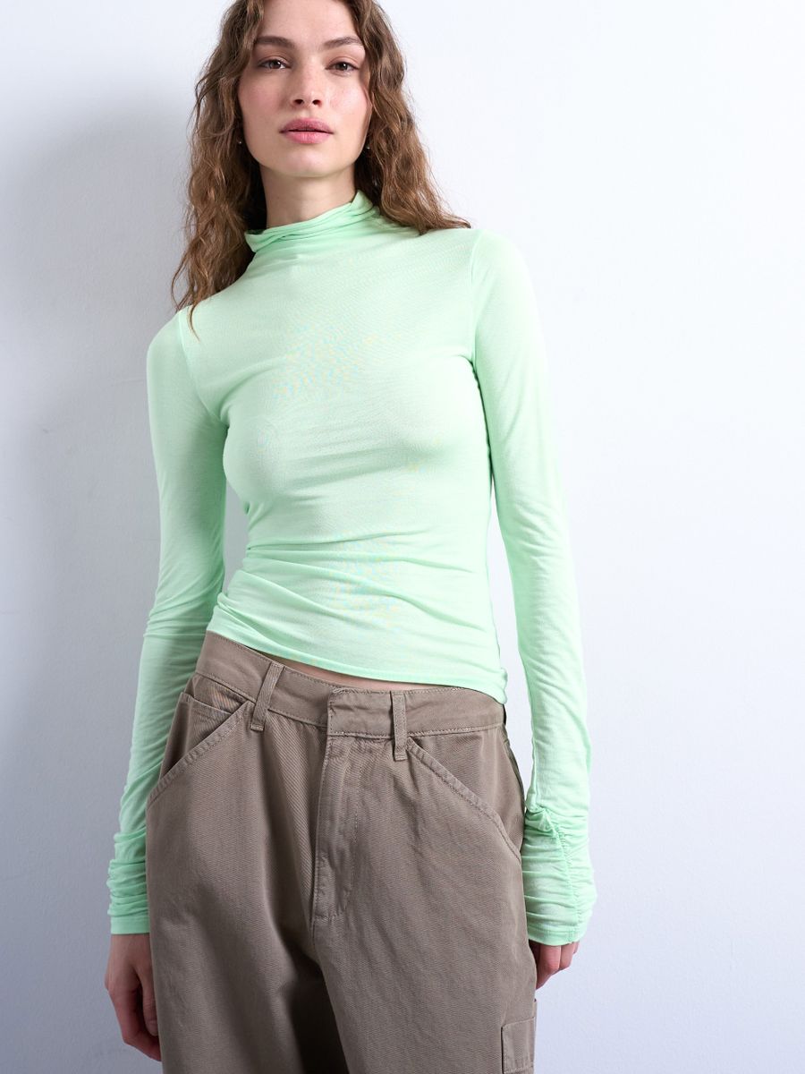 TSHAZE LS HIGHNECK TOP JRS