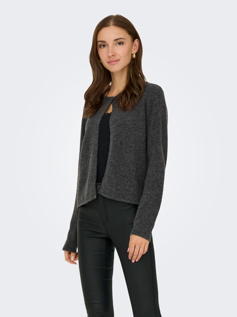 JDYRUE LIFE L/S ONEBUTTON CARDI KNT