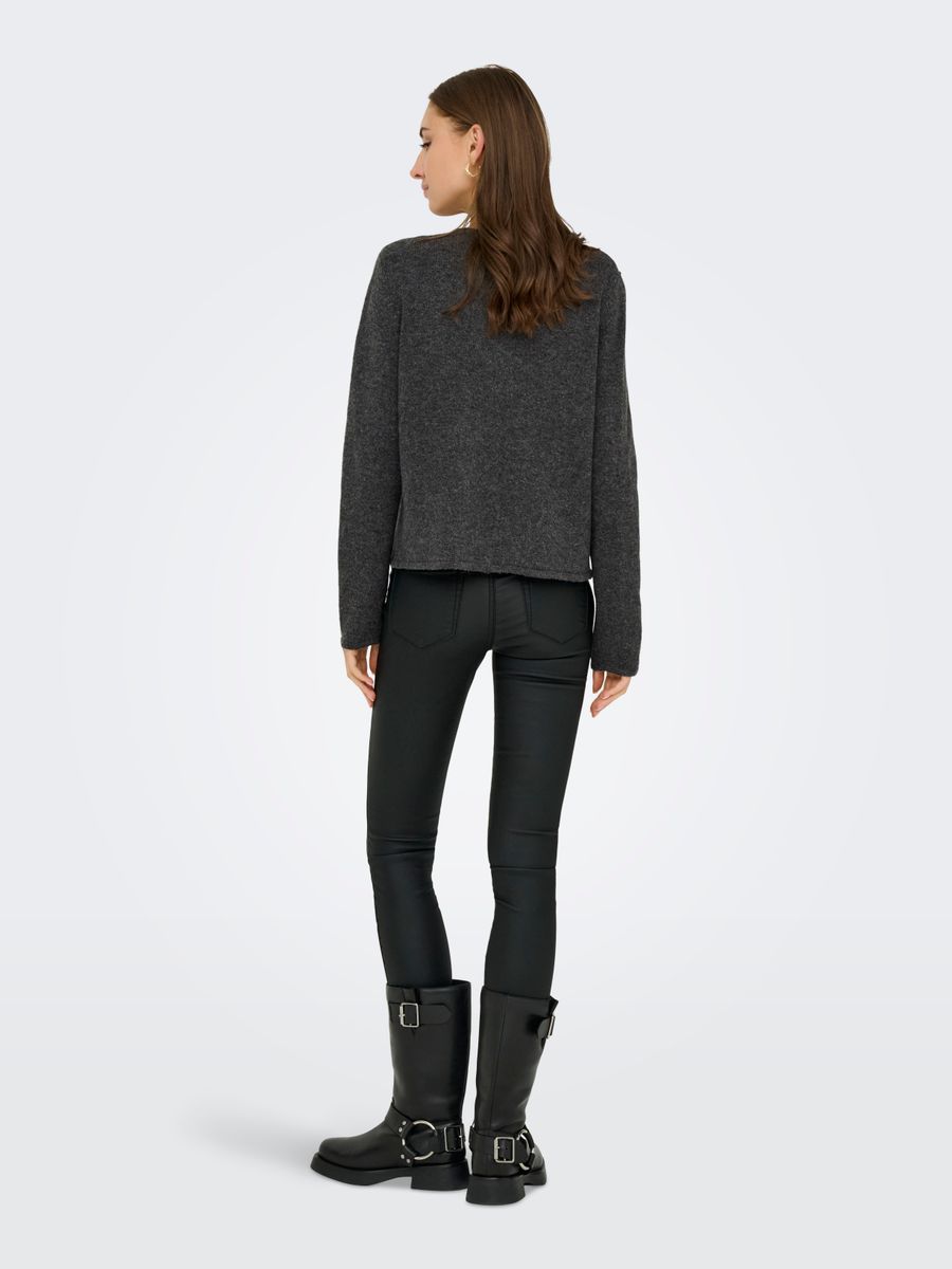JDYRUE LIFE L/S ONEBUTTON CARDI KNT
