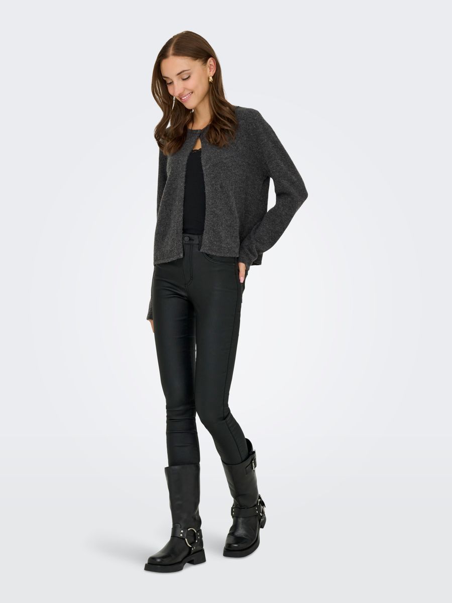 JDYRUE LIFE L/S ONEBUTTON CARDI KNT