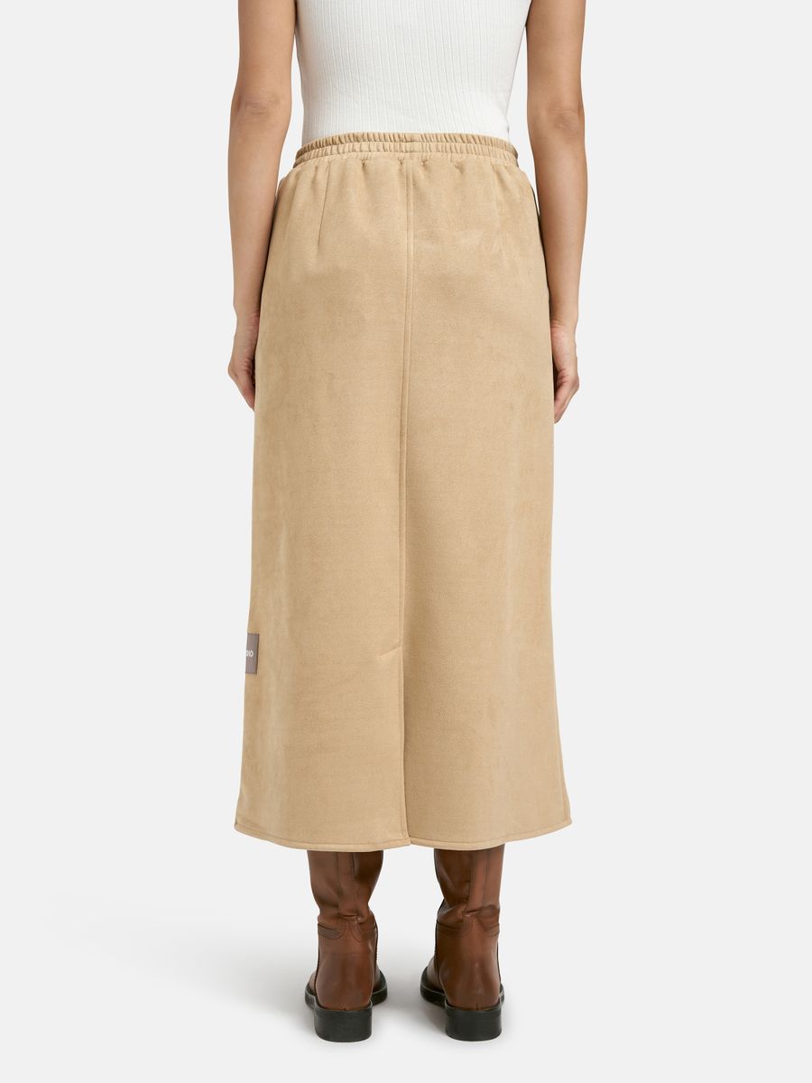FAKE SUEDE SKIRT