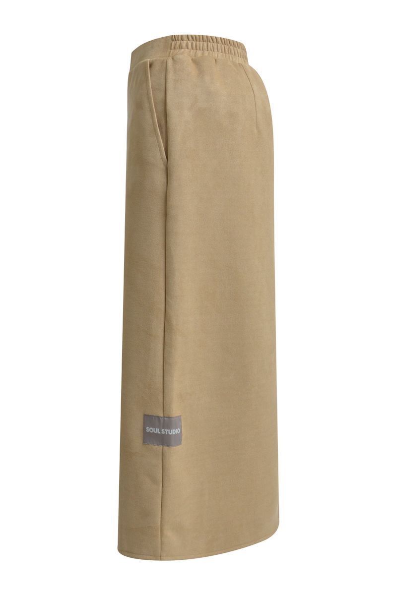 FAKE SUEDE SKIRT
