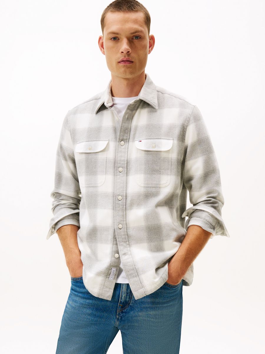 FLANNEL CHECK SHIRT JACKET