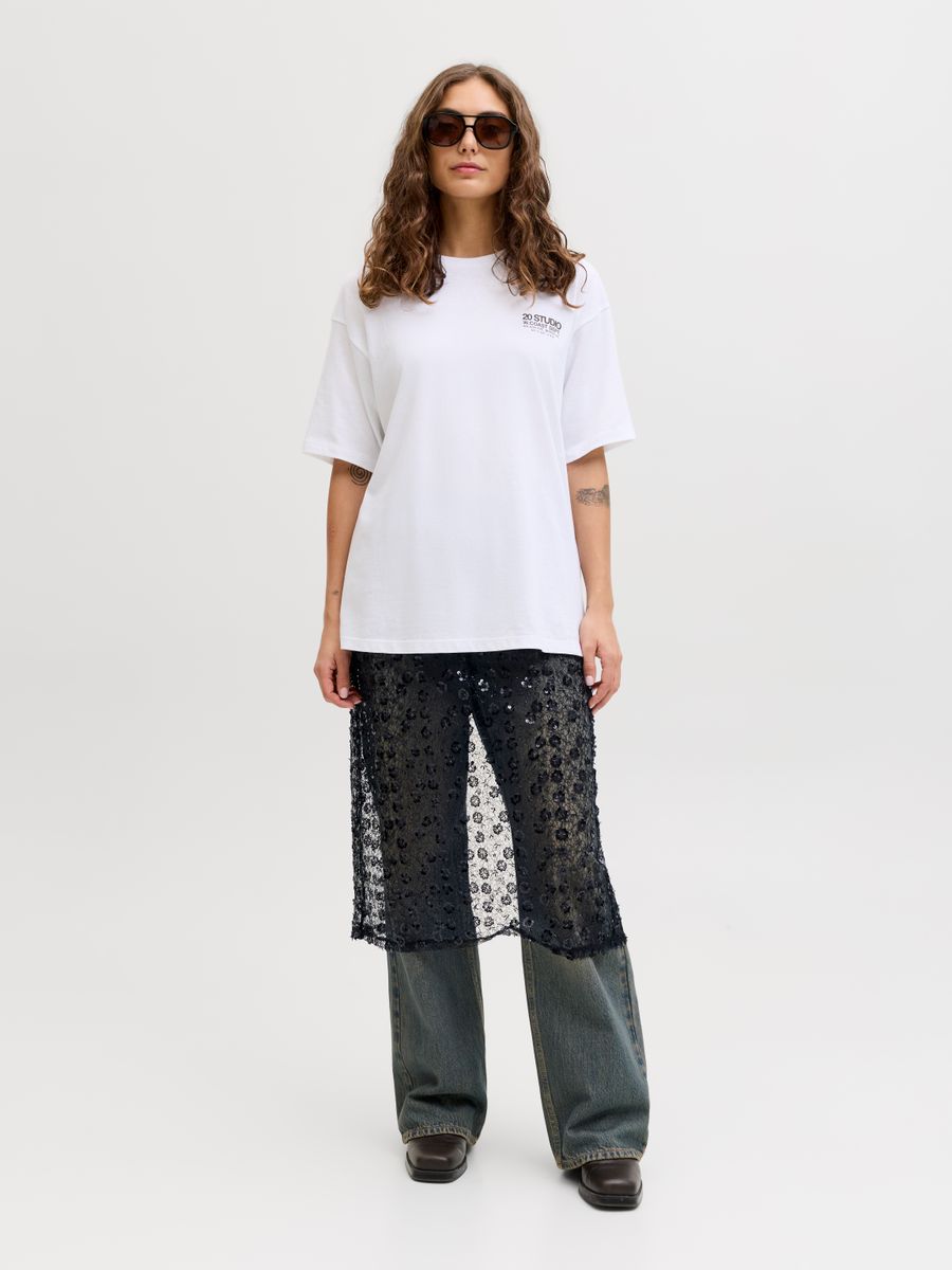 JXDREAM SEQUIN SKIRT WVN