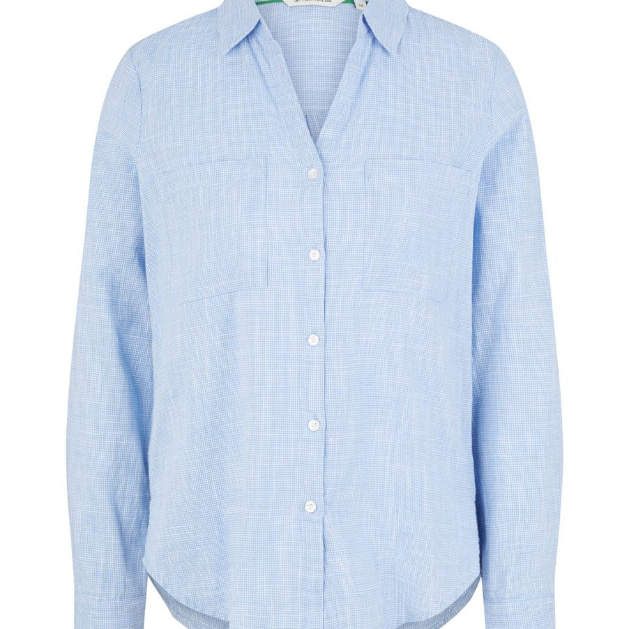 blouse with slub structure