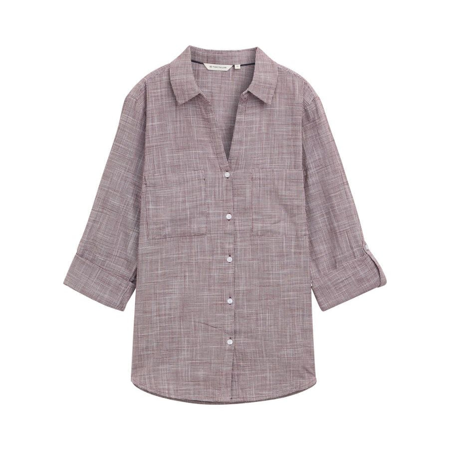 blouse with slub structure