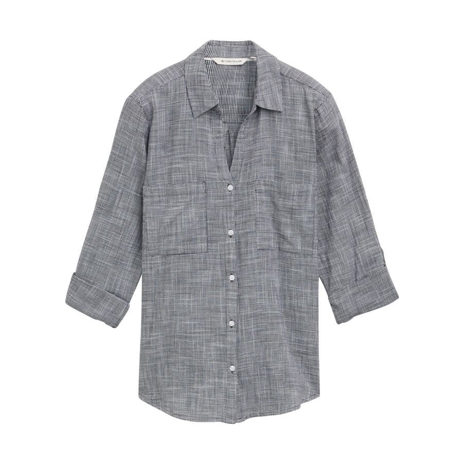 blouse with slub structure