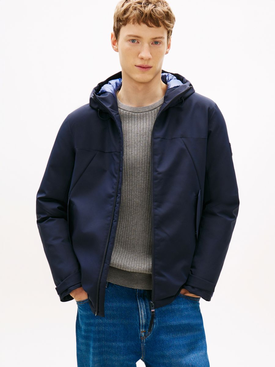 TECH HOODED SHORT PADDED JACKET