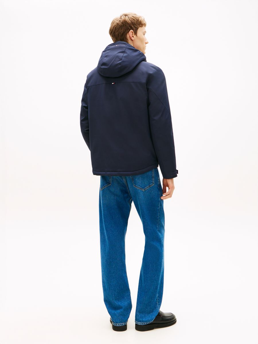 TECH HOODED SHORT PADDED JACKET