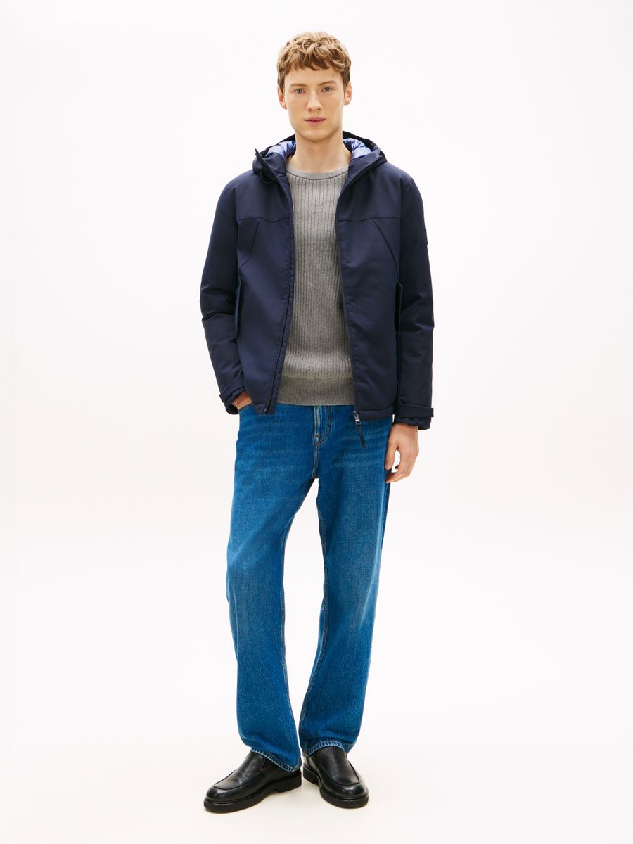 TECH HOODED SHORT PADDED JACKET