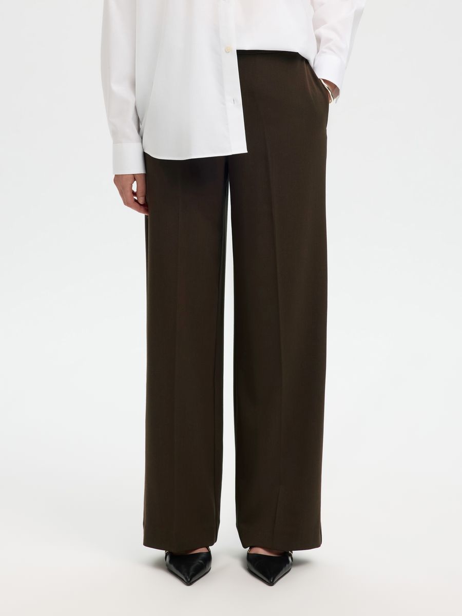 SLWEMMA-TARA MW WIDE PANT NOOS