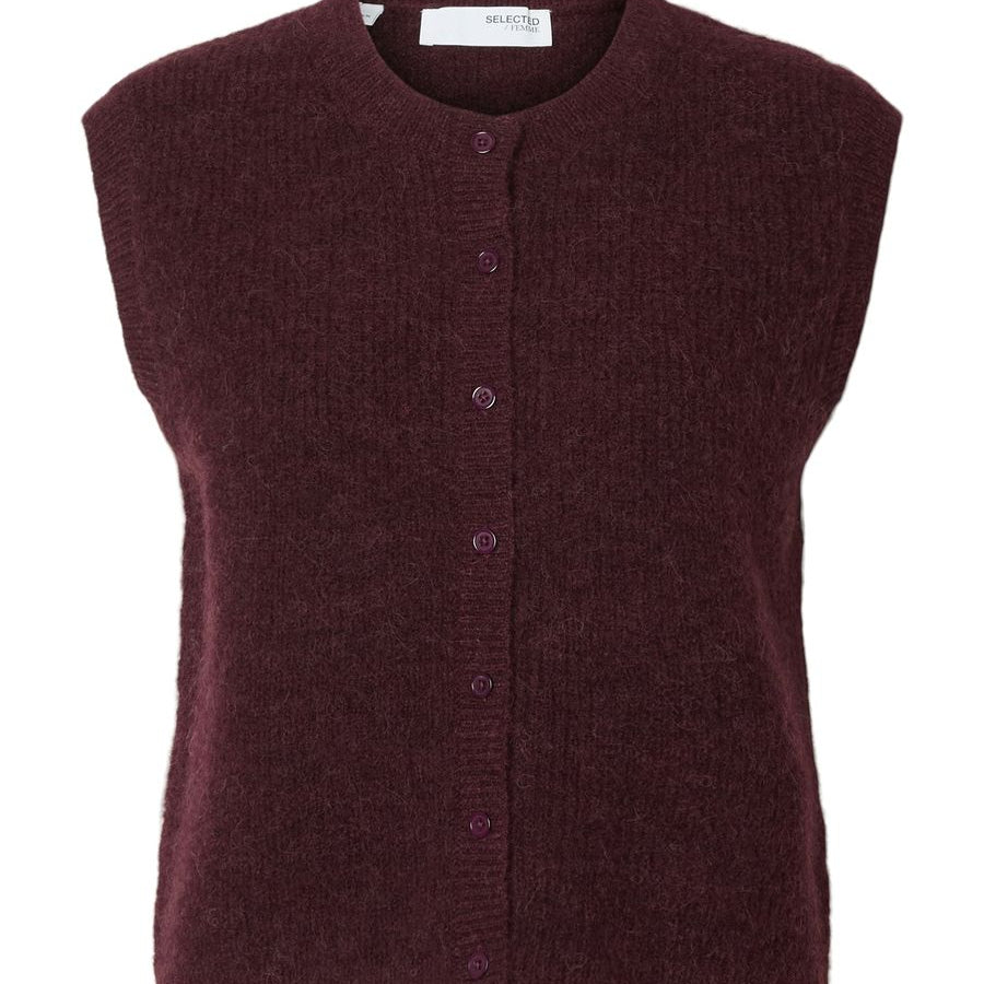 SLWLULU SL BUTTON O-NECK VEST NOOS