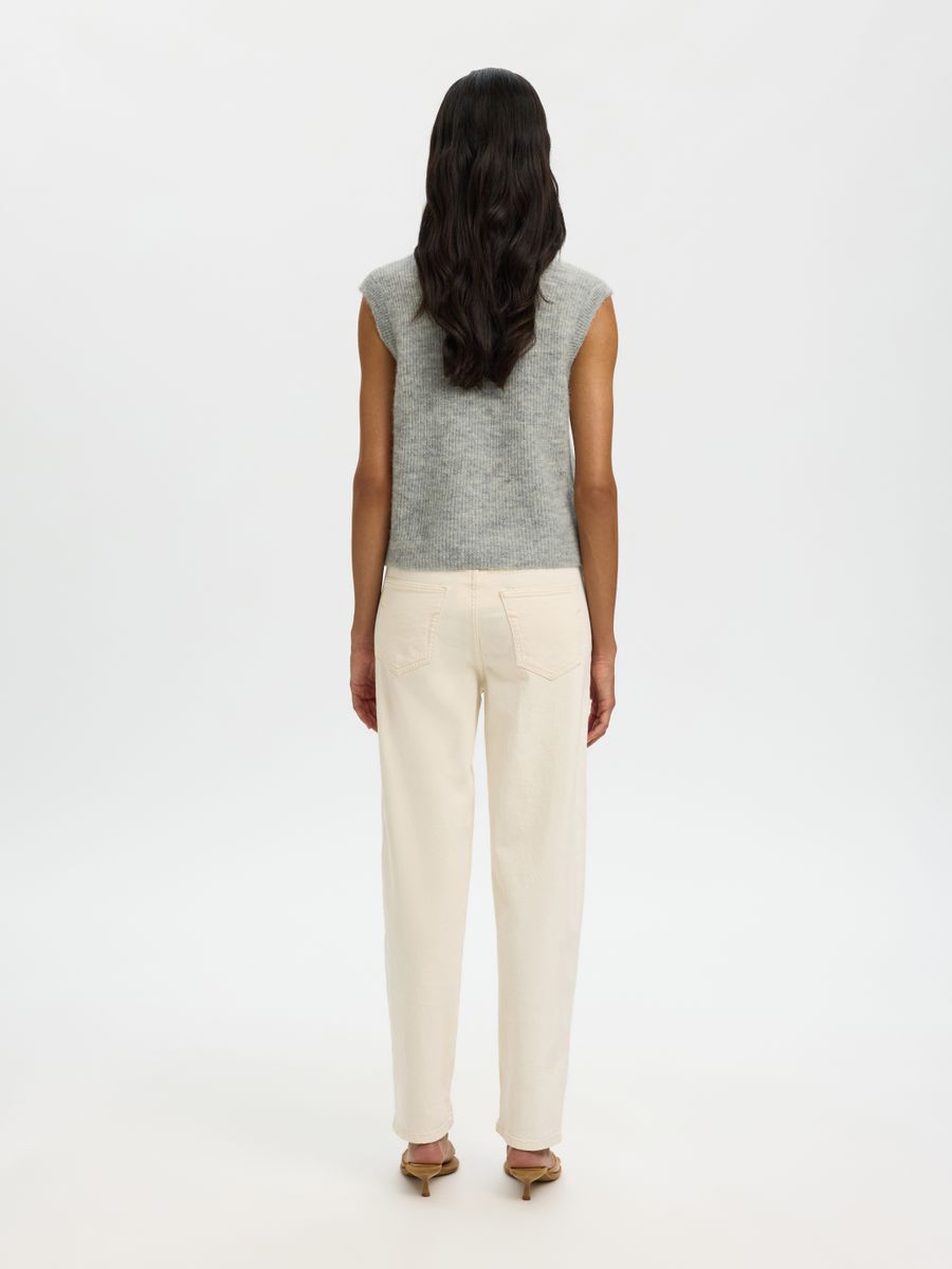 SLFLULU SL BUTTON O-NECK VEST NOOS