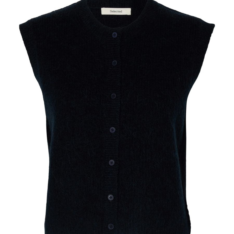 SLWLULU SL BUTTON O-NECK VEST NOOS