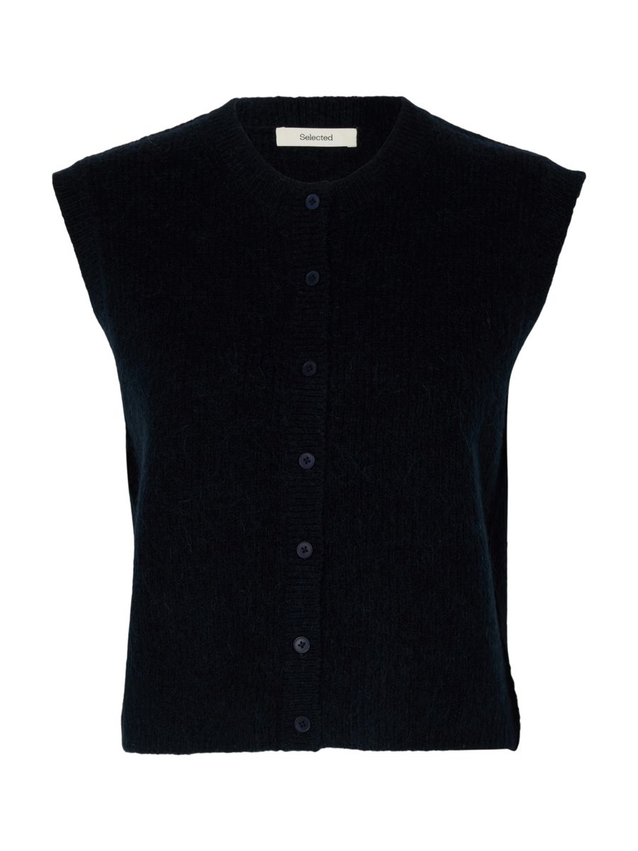 SLWLULU SL BUTTON O-NECK VEST NOOS