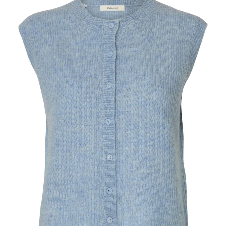 SLWLULU SL BUTTON O-NECK VEST NOOS
