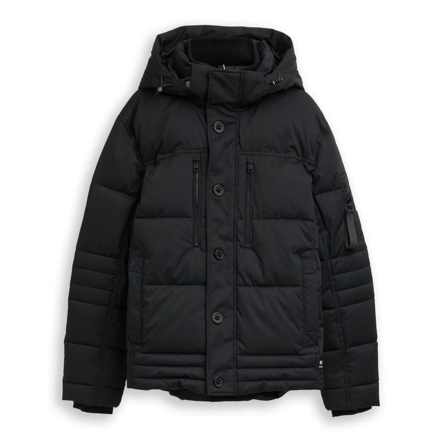 puffer jacket with hood