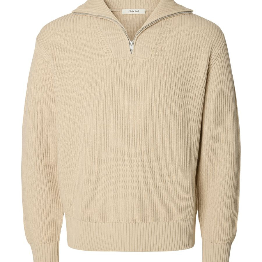 SLMDRY LS KNIT HALF ZIP NOOS
