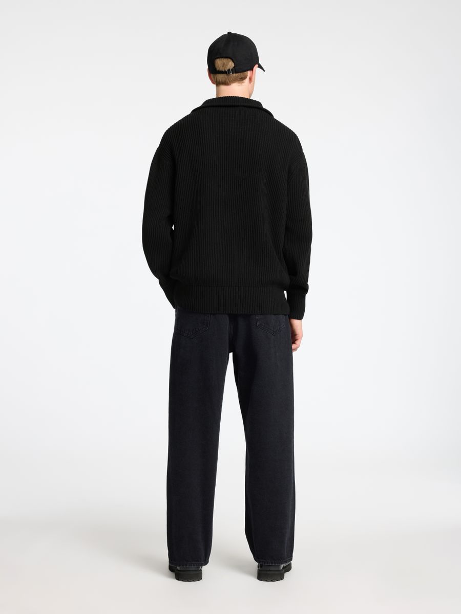 SLMDRY LS KNIT HALF ZIP NOOS