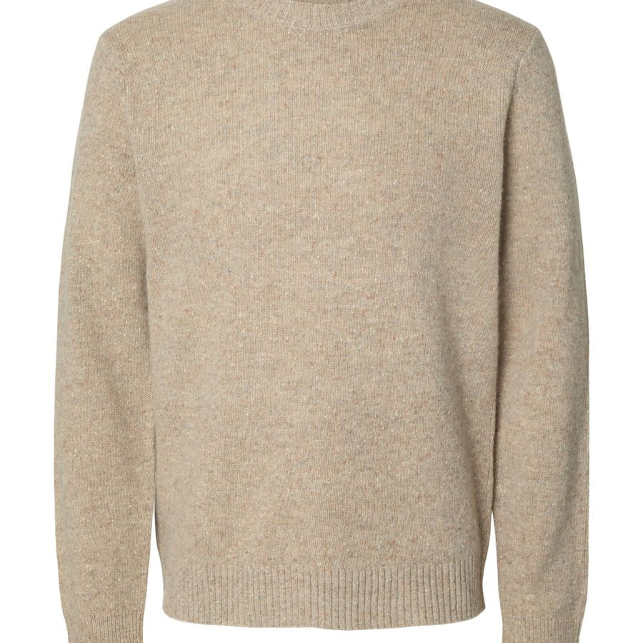 SLHNEIL LS KNIT NEPS CREW NECK