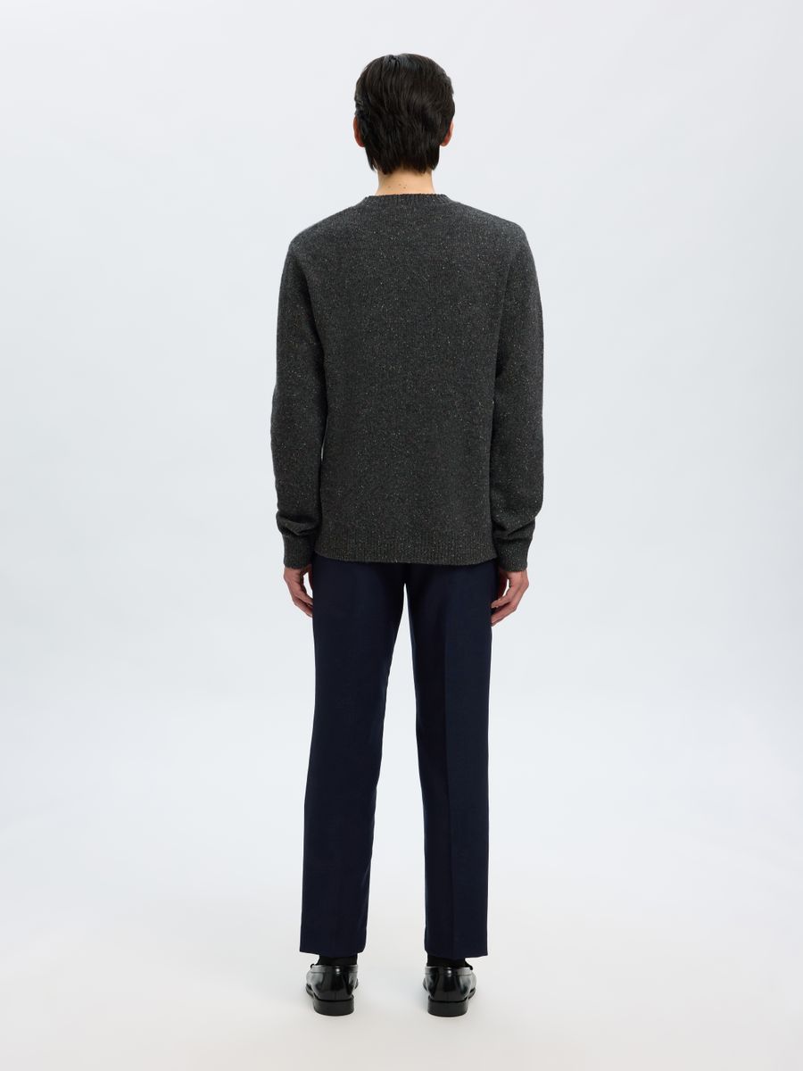 SLHNEIL LS KNIT NEPS CREW NECK