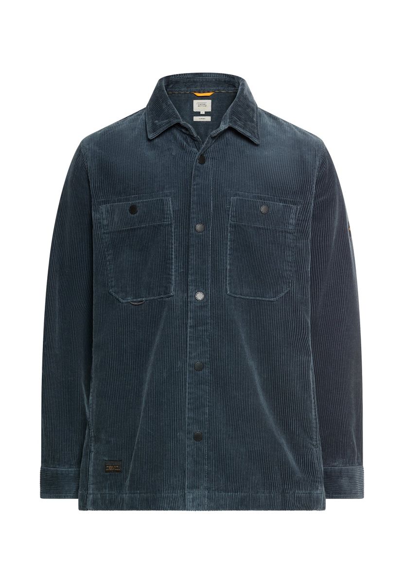 Cord Overshirt mit Druckknöpfen