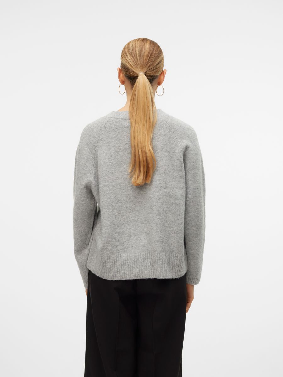 VMBOOM LS V-NECK BUTTON CARDIGAN GA