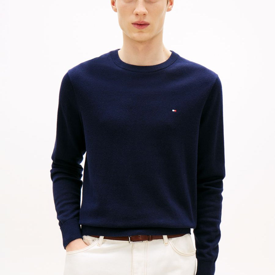 PIMA ORG CTN CASHMERE CREW NECK