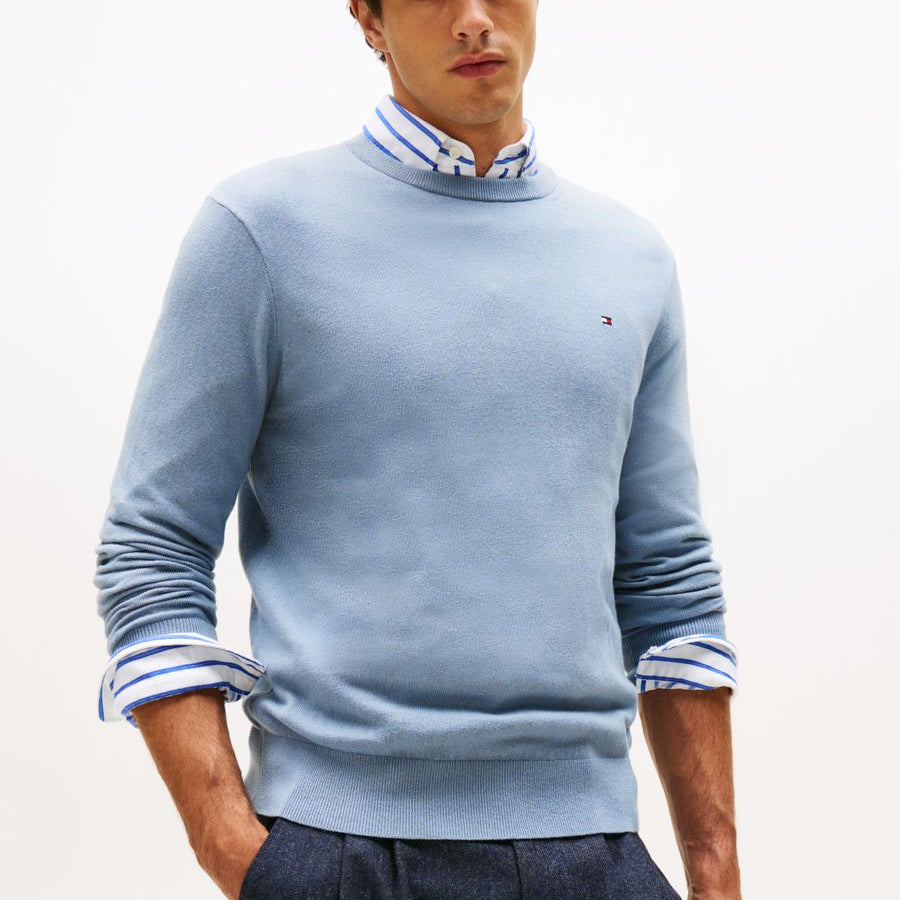 PIMA ORG CTN CASHMERE CREW NECK