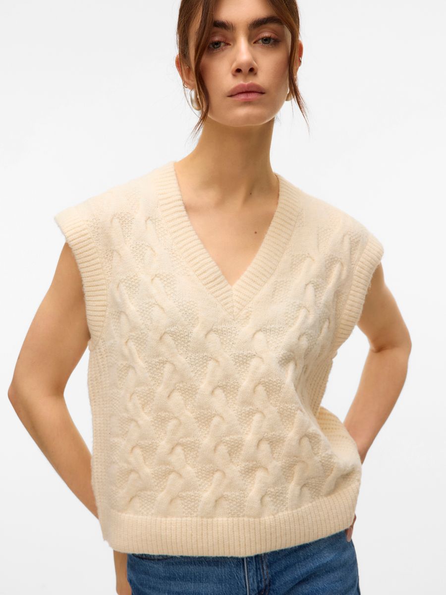 VMPIPER SL V-NECK VEST BOO