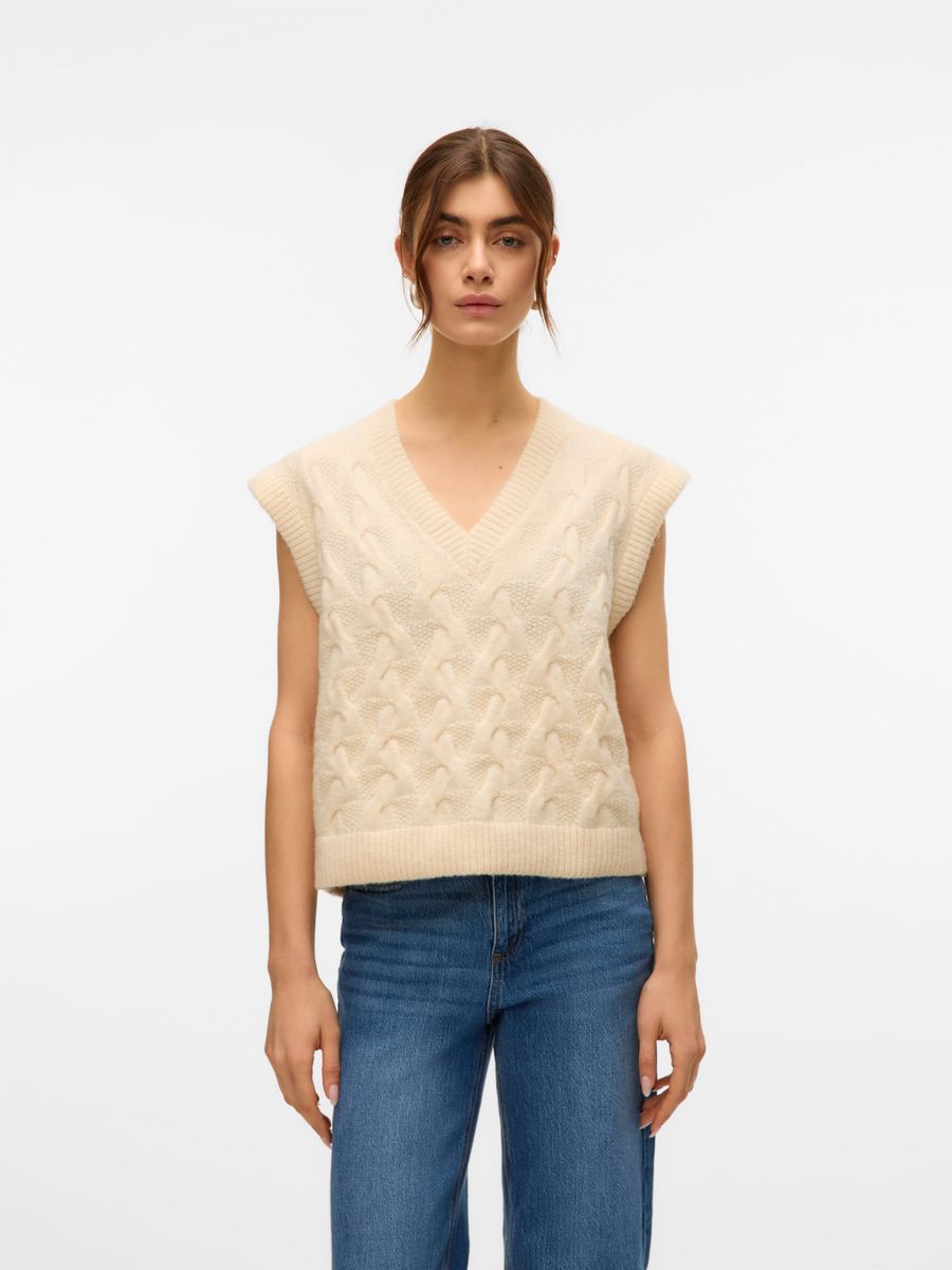 VMPIPER SL V-NECK VEST BOO